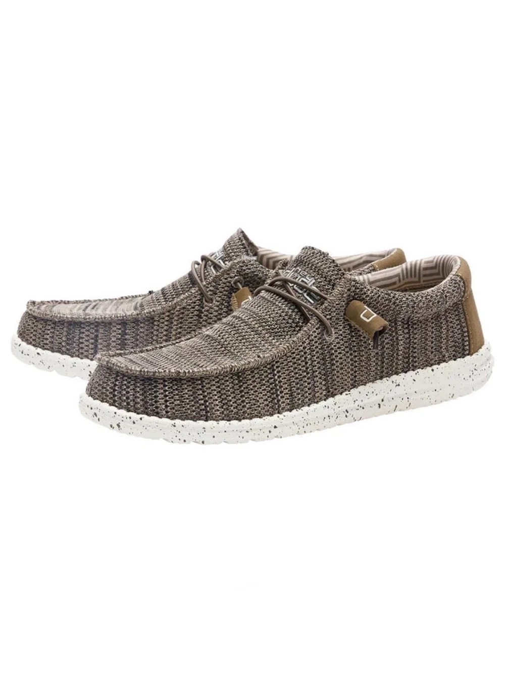 Hey Dude Wally Sox Men’s slip on sneakers Brown Size 9.0